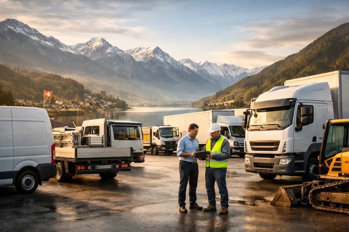 Assicurazione aziendale per veicoli commerciali e flotte in Svizzera Assicurazione veicoli commerciali Svizzera – flotta aziendale furgoni e veicoli da lavoro